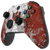 eXtremeRate Impression Canada Flag Replacement Part Faceplate, Soft Touch Grip Housing Shell Case for Xbox Series S & Xbox Series X Controller Accessories - Controller NOT Included - FX3T153