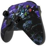 eXtremeRate Chaos Knight Replacement Part Faceplate, Soft Touch Grip Housing Shell Case for Xbox Series S & Xbox Series X Controller Accessories - Controller NOT Included - FX3T156