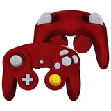 eXtremeRate Scarlet Red Replacement Faceplate Backplate with Buttons for Nintendo GameCube Controller - GCNP3001