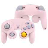 eXtremeRate Cherry Blossoms Pink Replacement Faceplate Backplate with Buttons for Nintendo GameCube Controller - GCNP3003