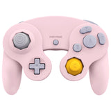 eXtremeRate Cherry Blossoms Pink Replacement Faceplate Backplate with Buttons for Nintendo GameCube Controller - GCNP3003