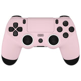 eXtremeRate Cherry Blossoms Pink Ghost Replacement Faceplate Touchpad, Redesigned Housing Shell Touch Pad Compatible with PS4 Slim Pro Controller JDM-040/050/055 - Controller NOT Included - GHP4P004