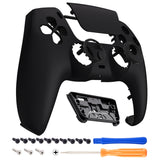 eXtremeRate LUNA Redesigned Front Shell with Touchpad for PS5 Controller BDM-010/020/030/040/050 - Black - GHPFP001