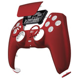 eXtremeRate LUNA Redesigned Front Shell with Touchpad for PS5 Controller BDM-010/020/030/040/050 - Scarlet Red - GHPFP002