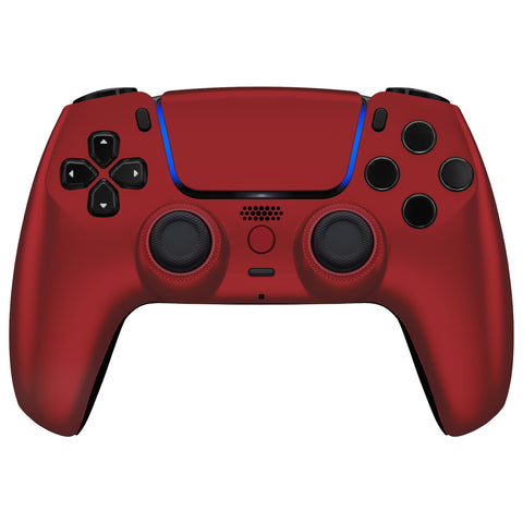 eXtremeRate LUNA Redesigned Front Shell with Touchpad for PS5 Controller BDM-010/020/030/040/050 - Scarlet Red - GHPFP002