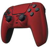 eXtremeRate LUNA Redesigned Front Shell with Touchpad for PS5 Controller BDM-010/020/030/040/050 - Scarlet Red - GHPFP002