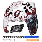 eXtremeRate LUNA Redesigned Front Shell with Touchpad for PS5 Controller BDM-010/020/030/040/050 - Blood Zombie - GHPFT002