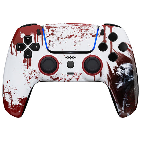 eXtremeRate LUNA Redesigned Front Shell with Touchpad for PS5 Controller BDM-010/020/030/040/050 - Blood Zombie - GHPFT002