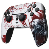 eXtremeRate LUNA Redesigned Front Shell with Touchpad for PS5 Controller BDM-010/020/030/040/050 - Blood Zombie - GHPFT002