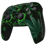 eXtremeRate LUNA Redesigned Front Shell with Touchpad for PS5 Controller BDM-010/020/030/040/050 - Green Weeds - GHPFT003