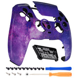 eXtremeRate LUNA Redesigned Front Shell with Touchpad for PS5 Controller BDM-010/020/030/040/050 - Nebula Galaxy - GHPFT005