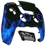 eXtremeRate LUNA Redesigned Front Shell with Touchpad for PS5 Controller BDM-010/020/030/040/050 - Blue Flame - GHPFT006