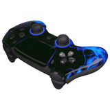 eXtremeRate LUNA Redesigned Front Shell with Touchpad for PS5 Controller BDM-010/020/030/040/050 - Blue Flame - GHPFT006