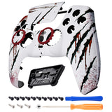 eXtremeRate LUNA Redesigned Front Shell with Touchpad for PS5 Controller BDM-010/020/030/040/050 - Wild Attack - GHPFT007