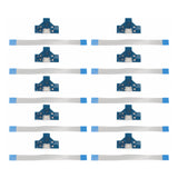 eXtremeRate 10 x Repair Parts 14pin Charging Port PCB Board + Flex Cable For PS4 Controller-GP4F0042*10