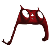 eXtremeRate Scarlet Red Decorative Trim Shell Compatible with ps5 Controller, DIY Replacement Clip Shell, Custom Plates Cover Compatible with ps5 Controller w/ Accent Rings - GPFP3003