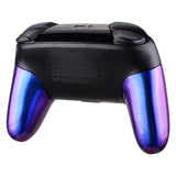 eXtremeRate Chameleon Replacement Handle Grips for Nintendo Switch Pro Controller, Purple Blue DIY Hand Grip Shell for Nintendo Switch Pro - Controller NOT Included - GRP301