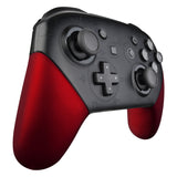 eXtremeRate Red Replacement Handle Grips for Nintendo Switch Pro Controller, Soft Touch DIY Hand Grip Shell for Nintendo Switch Pro - Controller NOT Included - GRP302