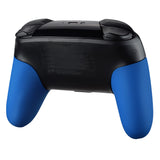 eXtremeRate Blue Replacement Handle Grips for Nintendo Switch Pro Controller, Soft Touch DIY Hand Grip Shell for Nintendo Switch Pro - Controller NOT Included - GRP304