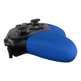 eXtremeRate Blue Replacement Handle Grips for Nintendo Switch Pro Controller, Soft Touch DIY Hand Grip Shell for Nintendo Switch Pro - Controller NOT Included - GRP304