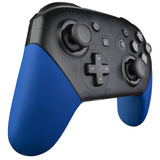 eXtremeRate Blue Replacement Handle Grips for Nintendo Switch Pro Controller, Soft Touch DIY Hand Grip Shell for Nintendo Switch Pro - Controller NOT Included - GRP304