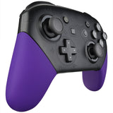 eXtremeRate Purple Replacement Handle Grips for Nintendo Switch Pro Controller, Soft Touch DIY Hand Grip Shell for Nintendo Switch Pro - Controller NOT Included - GRP305