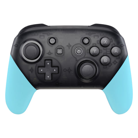 eXtremeRate Heaven Blue Replacement Handle Grips for Nintendo Switch Pro Controller, DIY Hand Grip Shell for Nintendo Switch Pro - Controller NOT Included - GRP308