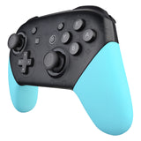 eXtremeRate Heaven Blue Replacement Handle Grips for Nintendo Switch Pro Controller, DIY Hand Grip Shell for Nintendo Switch Pro - Controller NOT Included - GRP308