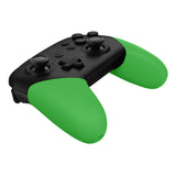 eXtremeRate Green Replacement Handle Grips for NS Switch Pro Controller, Soft Touch DIY Hand Grip Shell for NS Switch Pro Controller - Controller NOT Included - GRP317