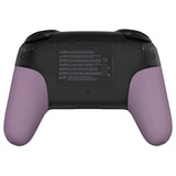 eXtremeRate Dark Grayish Violet Replacement Handle Grips for NS Switch Pro Controller, Soft Touch DIY Hand Grip Shell for NS Switch Pro Controller - Controller NOT Included - GRP328