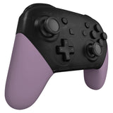 eXtremeRate Dark Grayish Violet Replacement Handle Grips for NS Switch Pro Controller, Soft Touch DIY Hand Grip Shell for NS Switch Pro Controller - Controller NOT Included - GRP328