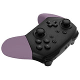 eXtremeRate Dark Grayish Violet Replacement Handle Grips for NS Switch Pro Controller, Soft Touch DIY Hand Grip Shell for NS Switch Pro Controller - Controller NOT Included - GRP328