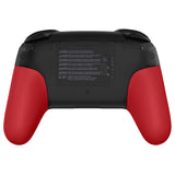 eXtremeRate Passion Red Replacement Handle Grips for NS Switch Pro Controller, Soft Touch DIY Hand Grip Shell for NS Switch Pro Controller - Controller NOT Included - GRP332