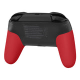 eXtremeRate Passion Red Replacement Handle Grips for NS Switch Pro Controller, Soft Touch DIY Hand Grip Shell for NS Switch Pro Controller - Controller NOT Included - GRP332