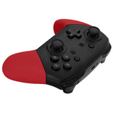 eXtremeRate Passion Red Replacement Handle Grips for NS Switch Pro Controller, Soft Touch DIY Hand Grip Shell for NS Switch Pro Controller - Controller NOT Included - GRP332