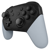 eXtremeRate New Hope Gray Replacement Handle Grips for NS Switch Pro Controller, DIY Hand Grip Shell for NS Switch Pro Controller - Controller NOT Included - GRP337