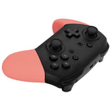 eXtremeRate Coral Replacement Handle Grips for NS Switch Pro Controller, Soft Touch DIY Hand Grip Shell for NS Switch Pro Controller - Controller NOT Included - GRP346