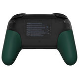 eXtremeRate Racing Green Replacement Handle Grips for NS Switch Pro Controller, Soft Touch DIY Hand Grip Shell for NS Switch Pro Controller - Controller NOT Included - GRP354