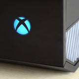 Removable Logo Power Button LED Light Blue Color Change Sticker Decal for Xbox One Console -GX00083E*5