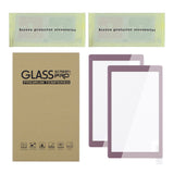 eXtremeRate 2 Pack Dark Grayish Violet Border Transparent HD Saver Protector Film, Tempered Glass Screen Protector for Nintendo Switch Lite [Anti-Scratch, Anti-Fingerprint, Shatterproof, Bubble-Free] - HL735