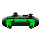 eXtremeRate Chrome Green Replacement Buttons for Xbox One Elite Series 2 Controller, LB RB LT RT Bumpers Triggers ABXY Start Back Sync Profile Switch Keys for Xbox One Elite V2 Controller Model 1797 and Core Model 1797 - IL206