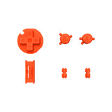 eXtremeRate Orange GBC Replacement Full Set Buttons for Gameboy Color - Handheld Game Console NOT Included - JCB2004