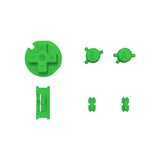 eXtremeRate Green GBC Replacement Full Set Buttons for Gameboy Color - Handheld Game Console NOT Included - JCB2006