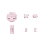 eXtremeRate Cherry Blossoms Pink GBC Replacement Full Set Buttons for Gameboy Color - Handheld Game Console NOT Included - JCB2012