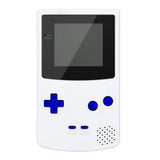 eXtremeRate Chrome Blue GBC Replacement Full Set Buttons for Gameboy Color - Handheld Game Console NOT Included - JCB3004