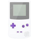 eXtremeRate Clear Atomic Purple Replacement Full Set Buttons for Gameboy Color GBC - Handheld Game Console NOT Included - JCB4005