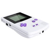 eXtremeRate Clear Atomic Purple Replacement Full Set Buttons for Gameboy Color GBC - Handheld Game Console NOT Included - JCB4005