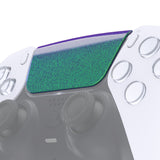 eXtremeRate Chameleon Green Purple Replacement Touchpad Cover Compatible with ps5 Controller BDM-010/020/030/040/050, Custom Part Touch Pad Compatible with ps5 Controller - Controller NOT Included - JPF4002G3