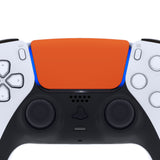 eXtremeRate Orange Replacement Touchpad Cover Compatible with ps5 Controller BDM-010/020/030/040/050, Custom Part Touch Pad Compatible with ps5 Controller - Controller NOT Included - JPF4004G3