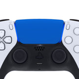 eXtremeRate Blue Replacement Touchpad Cover Compatible with ps5 Controller BDM-010/020/030/040/050, Custom Part Touch Pad Compatible with ps5 Controller - Controller NOT Included - JPF4005G3